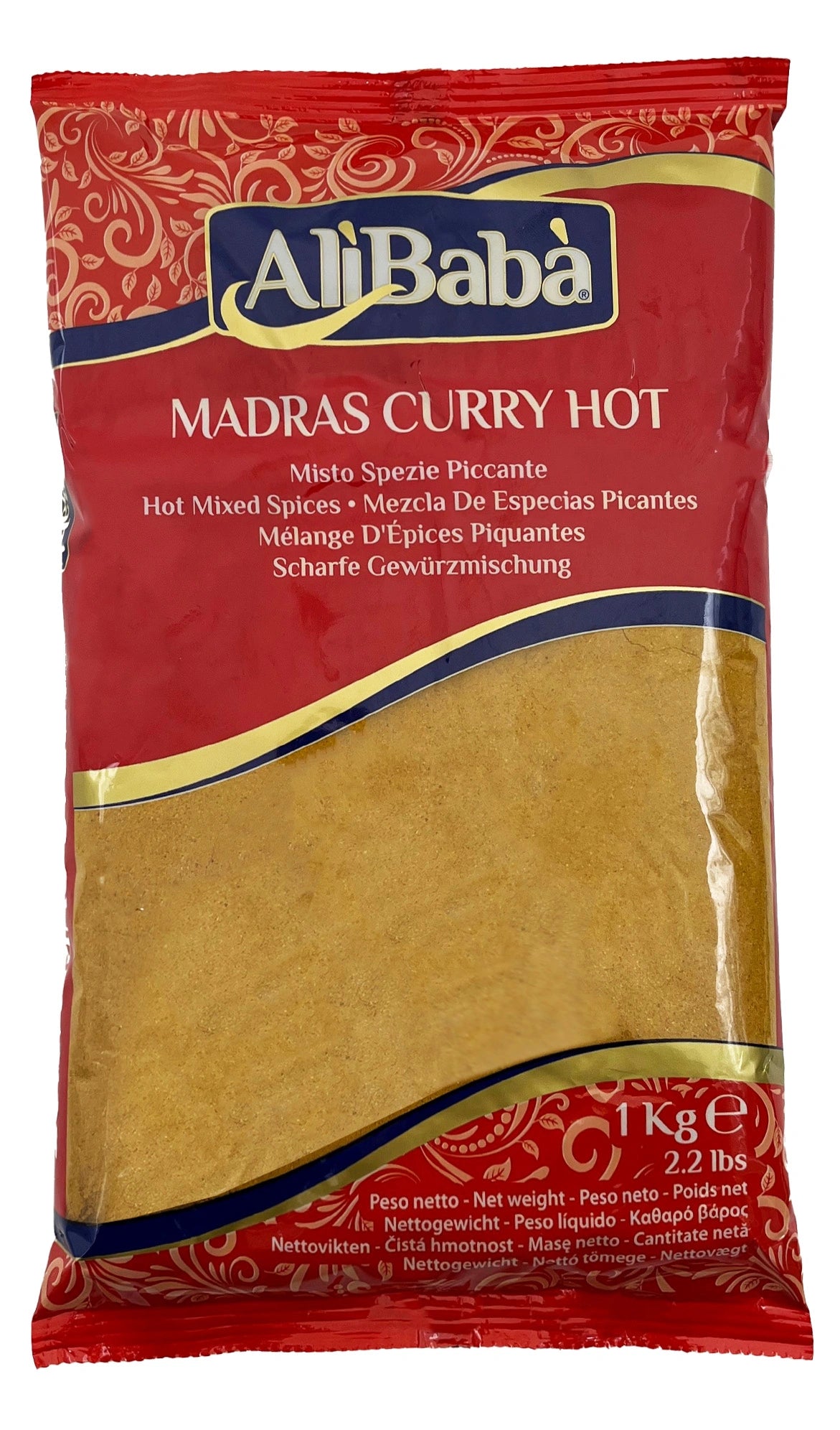 MADRAS CURRY PWD HOT ALI BABA 1KG