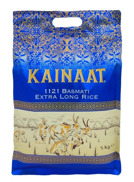 KAINAAT BASMATI RICE 1121, 5KG (c)