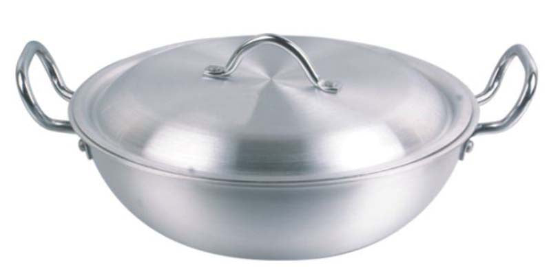 COOKING WOK(KARAHI) ALUMINIUM 28CM