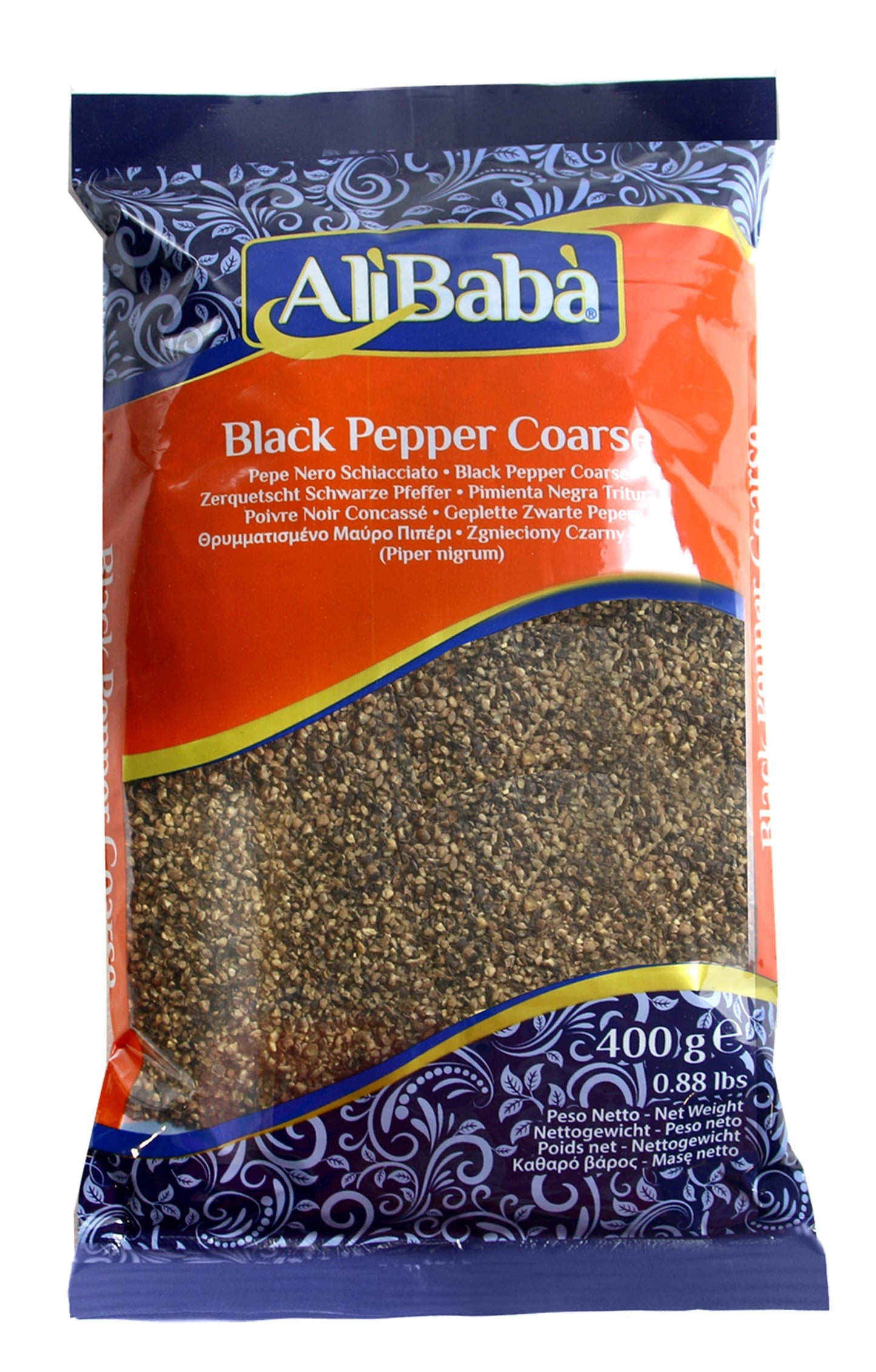 KALO MARICH COARSE, BLACK PEPPER COARSE ALI BABA 400G