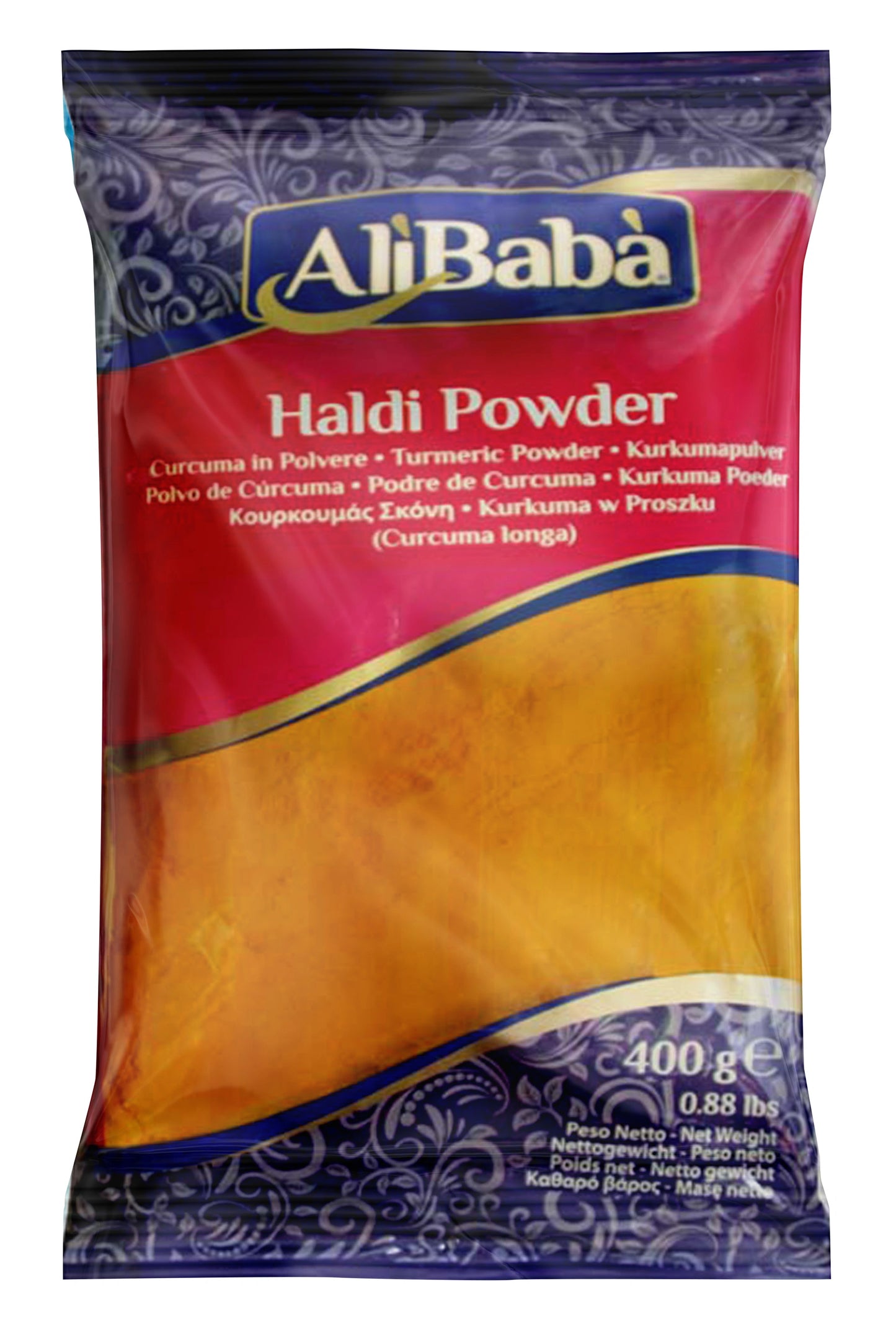 HALDI POWDER, TUMERIC PWD ALI BABA 400G