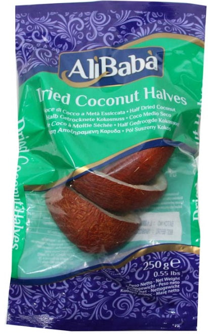DRIED COCONUT HALVES, SUKEKO NARIWAL