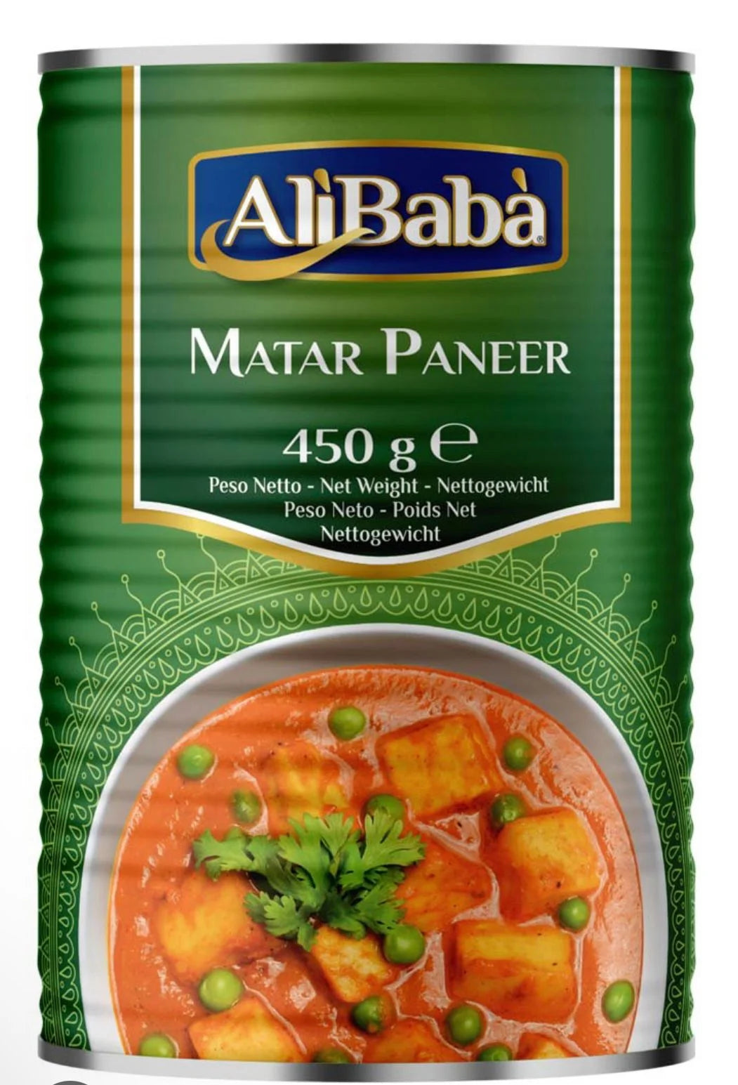ALI BABA MATAR PANEER, READY TO EAT