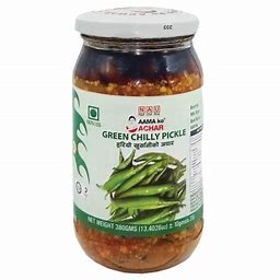 AAMA ko Achar green chilli pickle