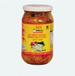 AAMA KO HOT CHERRY AND BAMBOO PICKLE, BAMBOO SHOOT