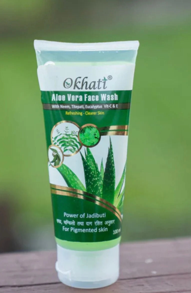 OKHATI ALOE VERA FACEWASH 100 GM