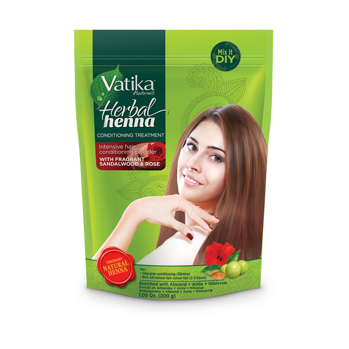 HAIR COLOR BLACK HENNA, VATIKA HERBAL HENNA BLACK hair color