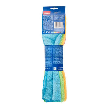 Vileda Colors Microfiber Cloth X4