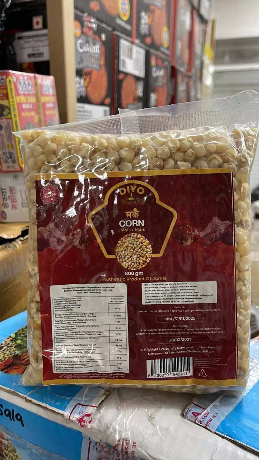 CORN,BHUTNE MAKAI 800GM