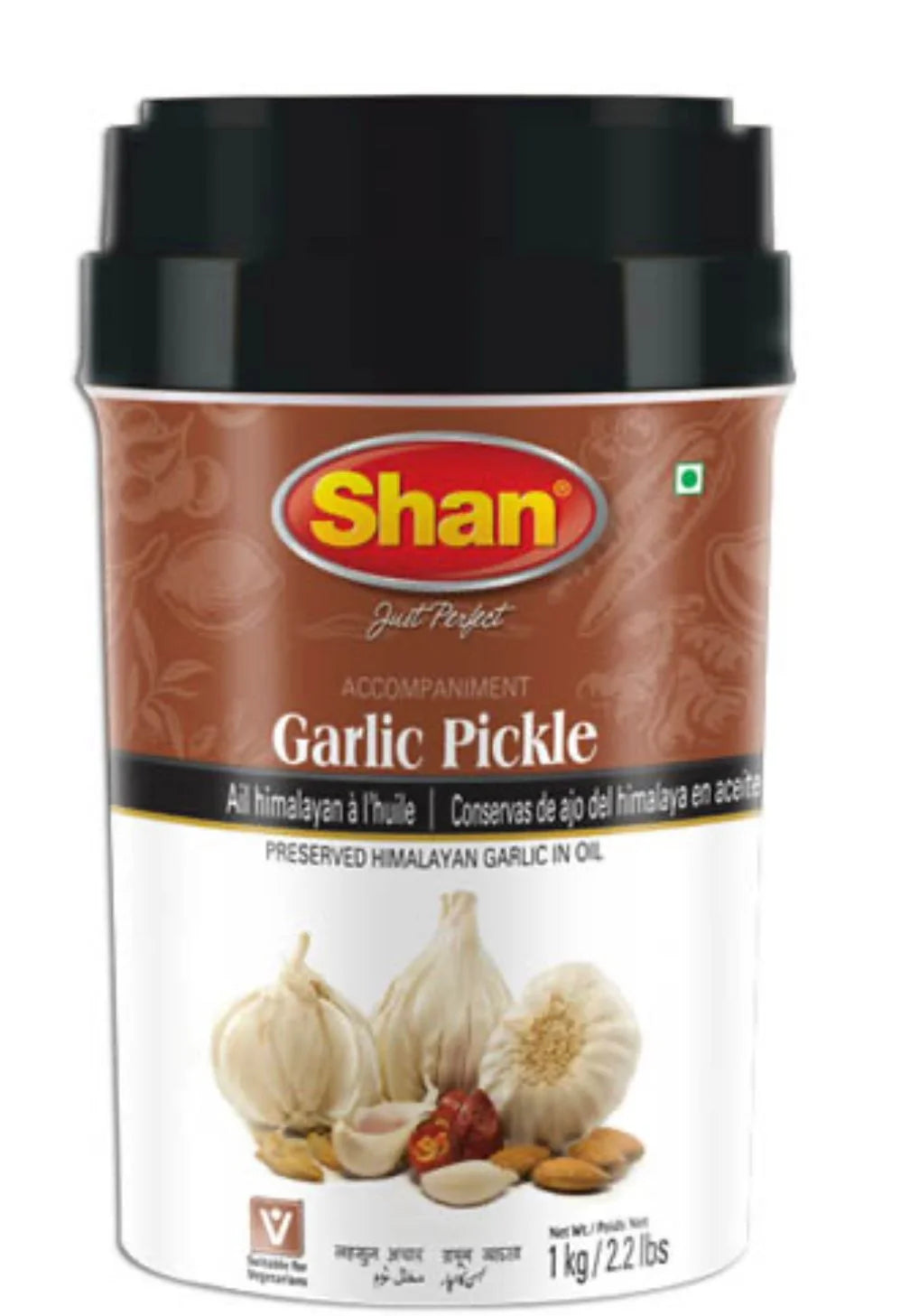 SHAN GARLIC PICKLE 1 KG