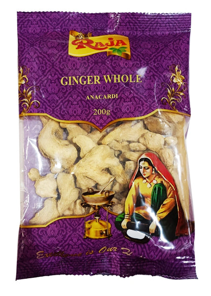 DRY GINGER WHOLE RAJA 10X200G