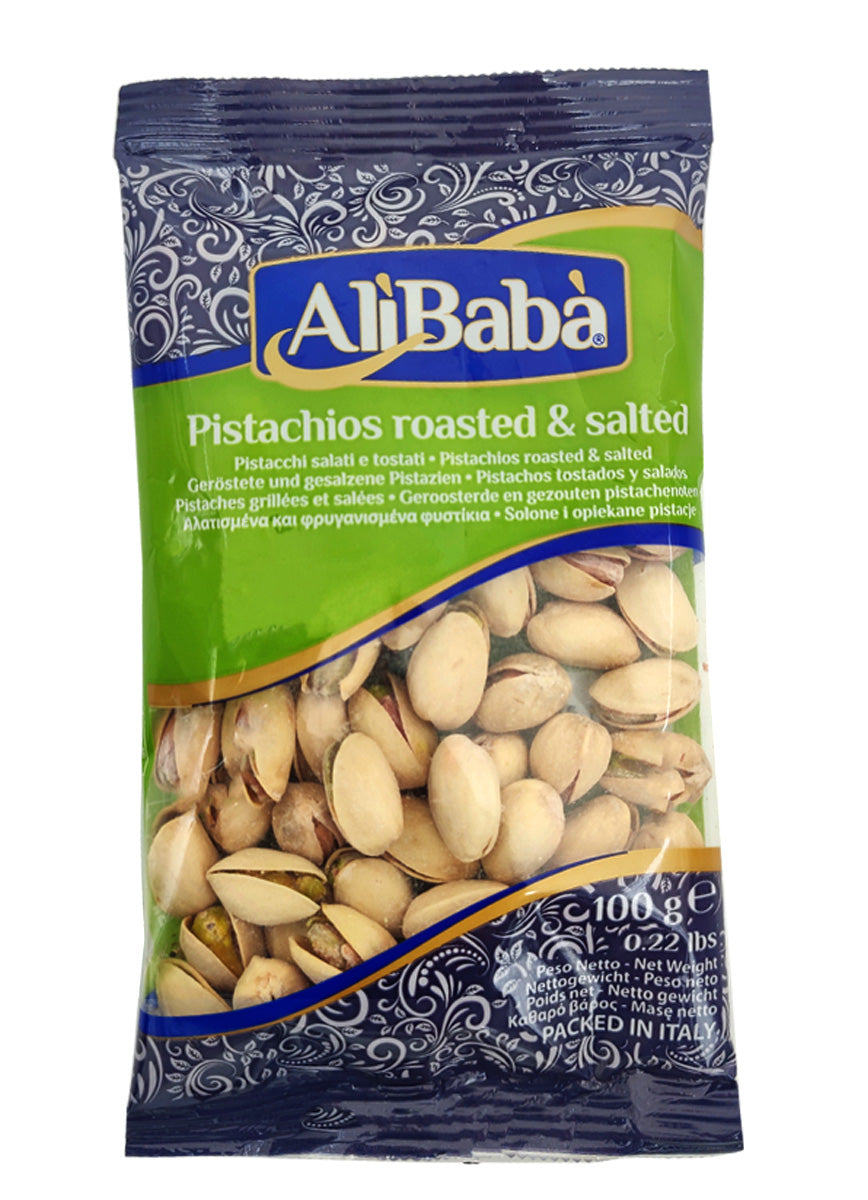 PISTA ROASTED/SALTED ALI BABA 100G