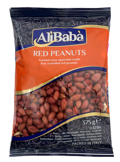 KACHO RATO BADAM, PEANUT RED ALI BABA 375G