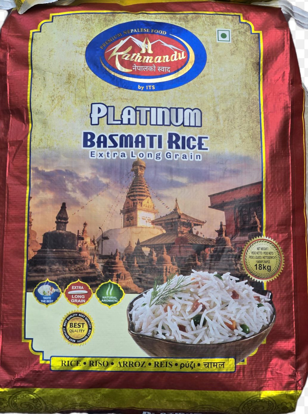Platinum Basmati Rice 18kg