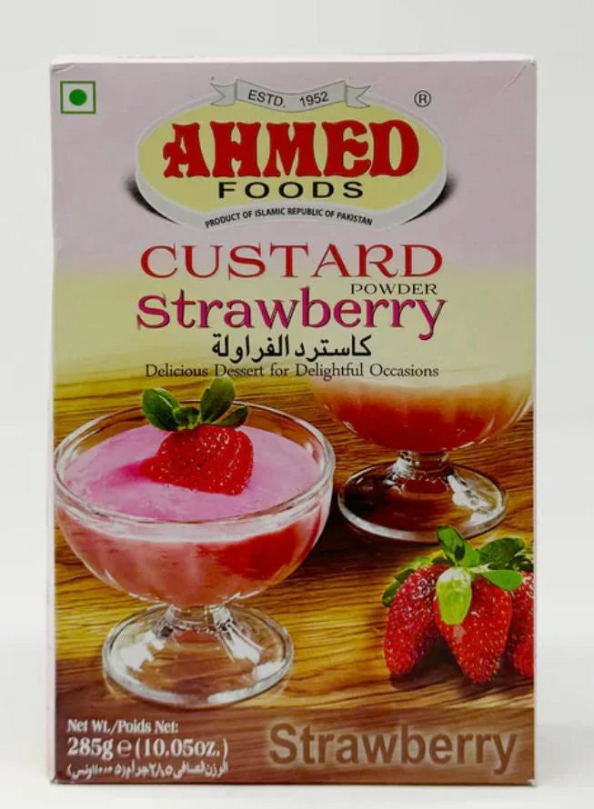 CUSTARD POWDER STRABERRY AHMED, DESSERT - 285GM