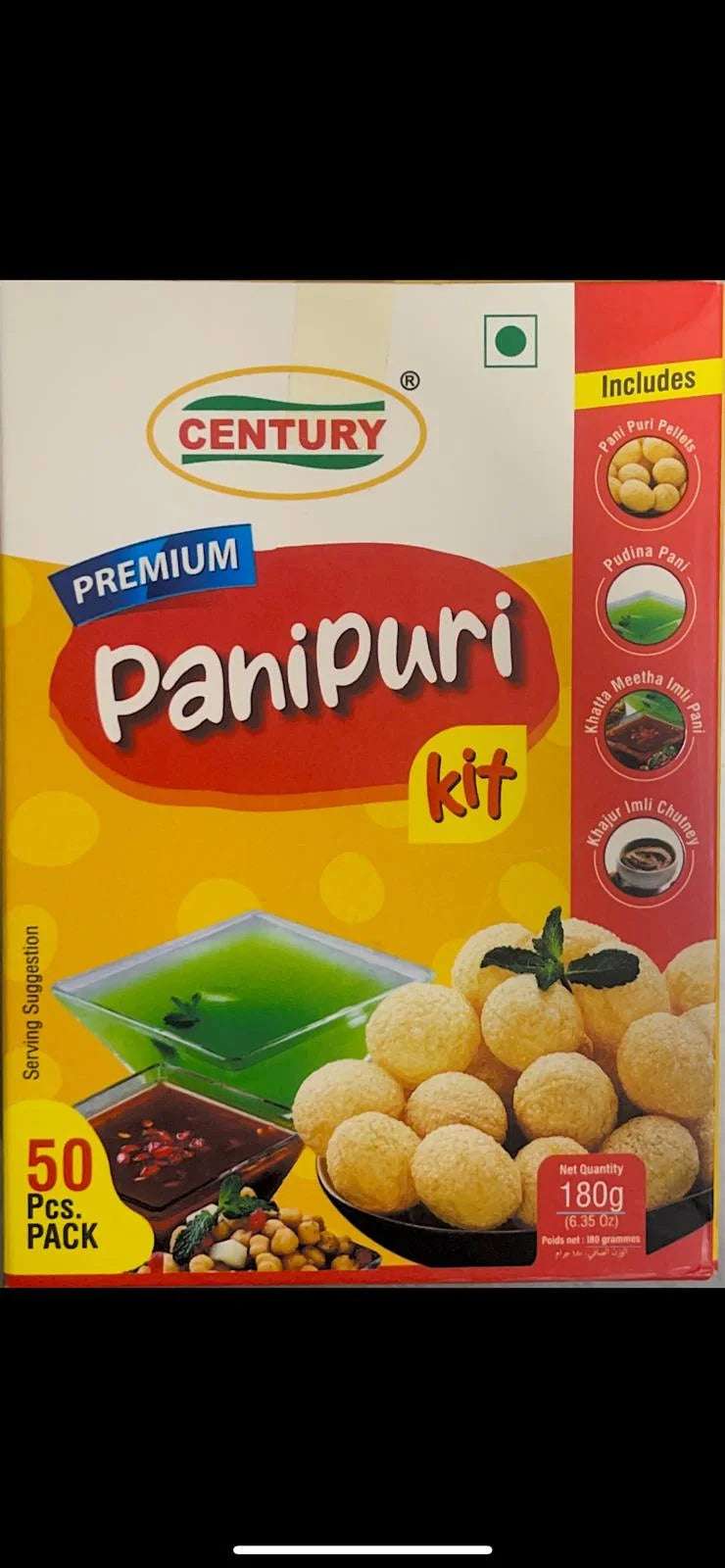 CENTURY PANIPURI KIT – 50 PCS PACK