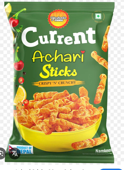 CURRENT ACHARI STICKS, SNACKS