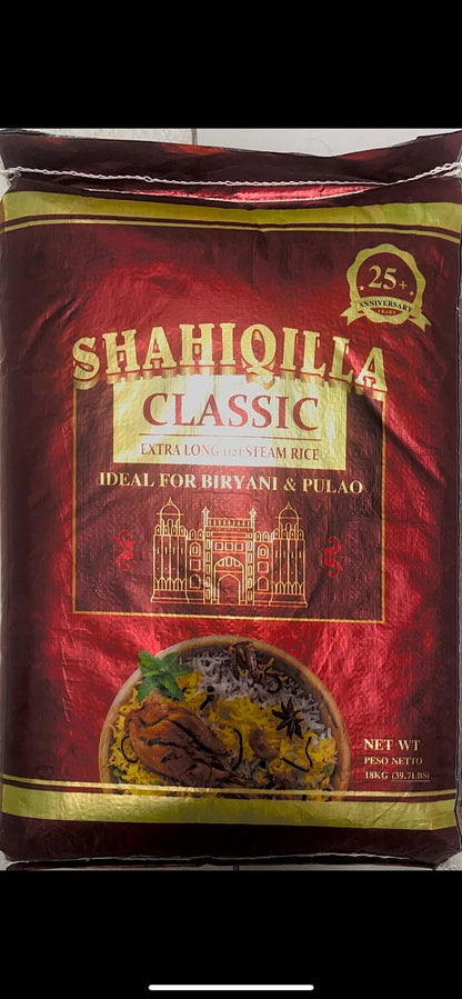 SHAHI QILLA CLASSIC BASMATI RICE 18KG