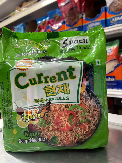 CURRENT VEG NOODLES 500GM, 5 PCS