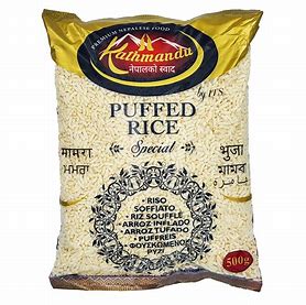 Bujaga Rice BHUJA, PUFFED RICE 1kilo – Bissmillah Halal Food